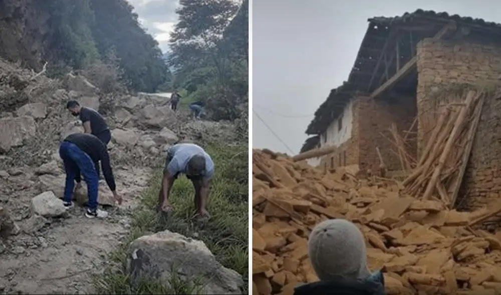 Sismo en Amazonas ha dejado heridos, damnificados y colapsos en las estructuras locales. Foto: composición LR / Jazmin Ceras