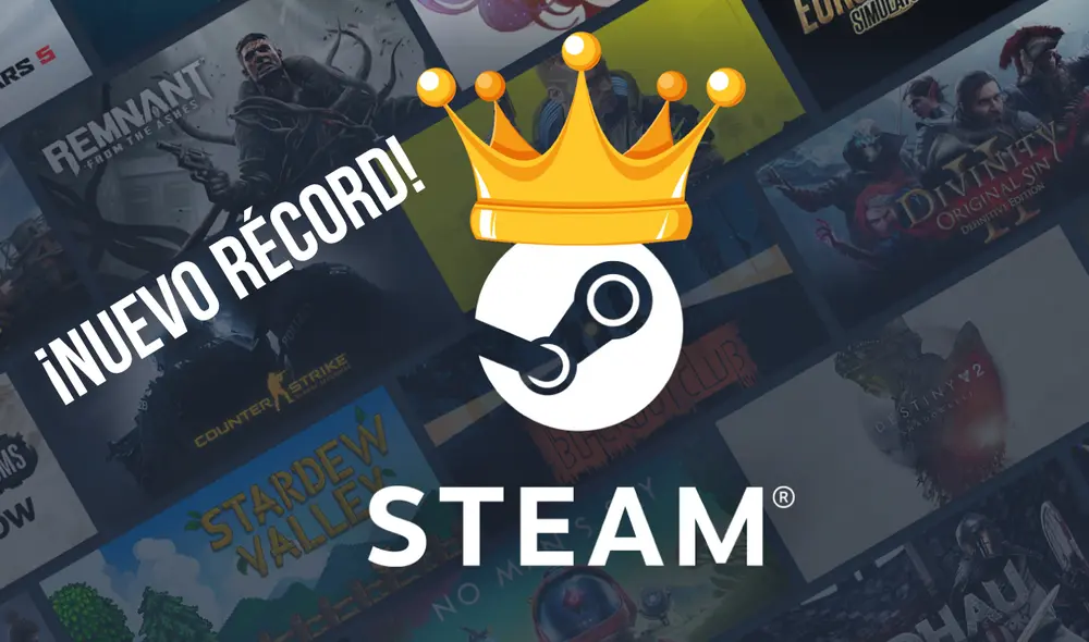 La plataforma online de videojuegos para PC vuelve a superar su propia marca. Foto: composición LR/ Steam