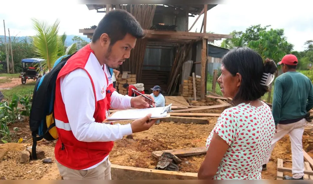 Brigadas de Cofopri recorren zonas afectadas por sismo en Amazonas. Foto: MVCS. Brigadas de Cofopri recorren zonas afectadas por sismo en Amazonas. Foto: MVCS.