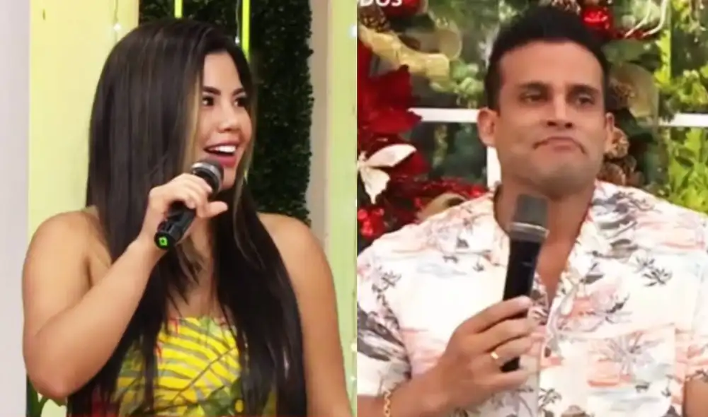 Estrella Torres recuerda la época en la que trabajaba con Christian Domínguez en Puro Sentimiento. Foto: composición/ captura de América TV Estrella Torres recuerda la época en la que trabajaba con Christian Domínguez en Puro Sentimiento. Foto: composición/ captura de América TV