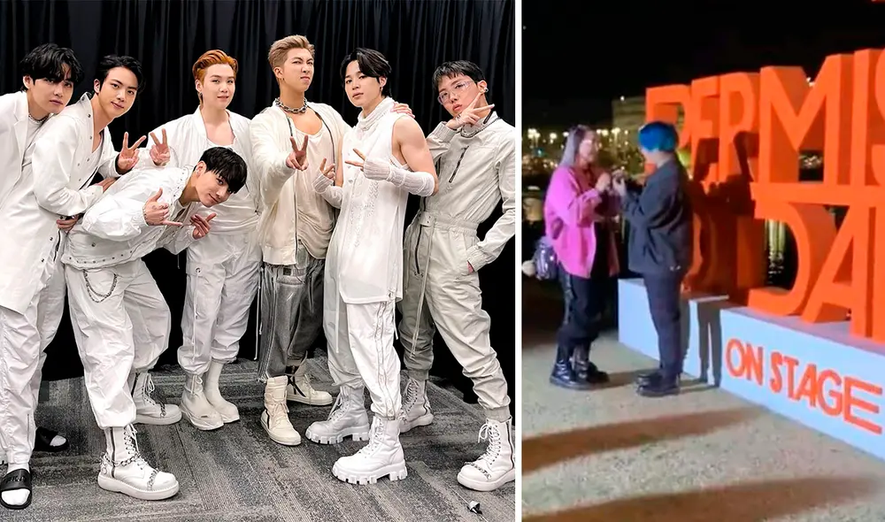 BTS: fans celebran emotivo momento en la semana de los shows Permission to dance on stage. Foto: BIGHIT/@GN134340 vía Twitter