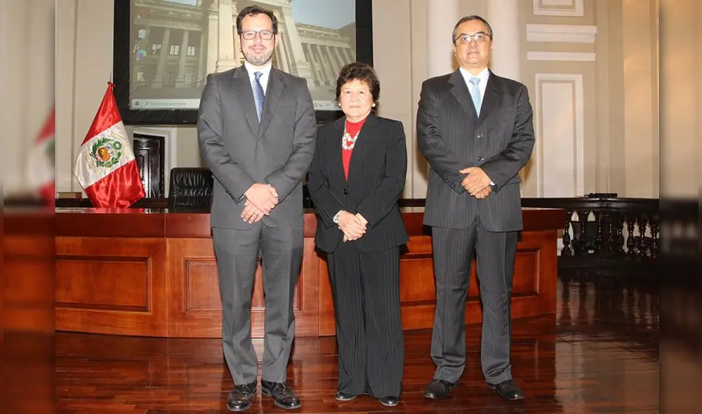 En el Poder Judicial. Diego Macera Poli, Marylin Choy Chong y Carlos Oliva Neyra llegan al directorio del BCRP en reemplazo de Elmer Cuba, José Chlimper y Rafael Rey. Foto: BCRP