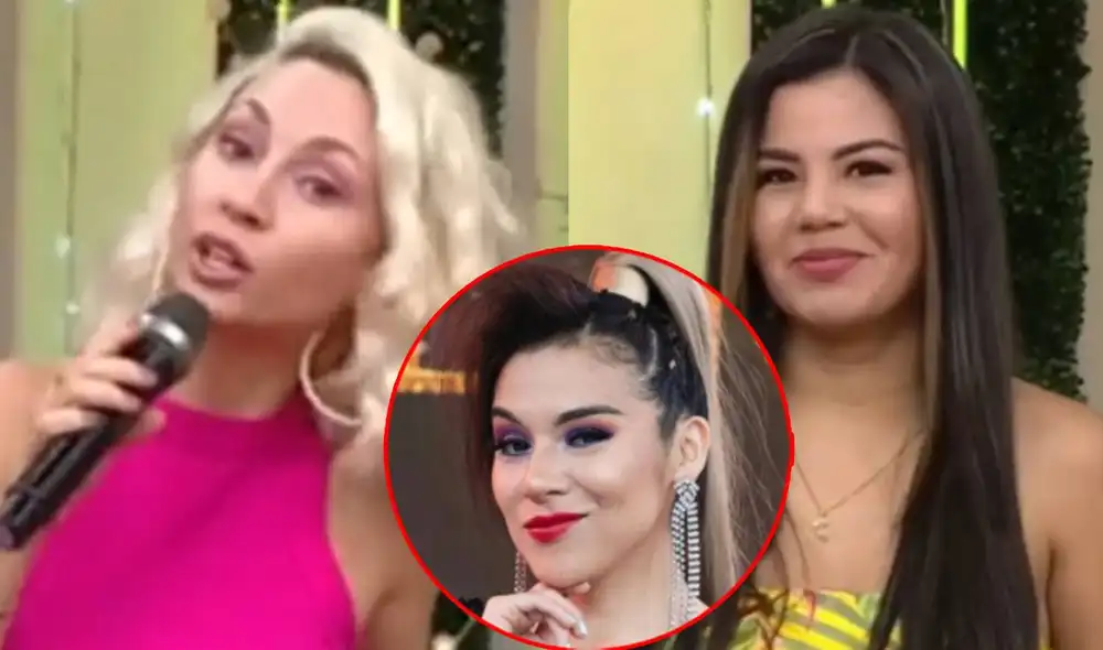 Belén Estevez aconseja a Estrella Torres sobre su participación en El artista del año. Foto: composición/ captura de América TV Belén Estevez aconseja a Estrella Torres sobre su participación en El artista del año. Foto: composición/ captura de América TV