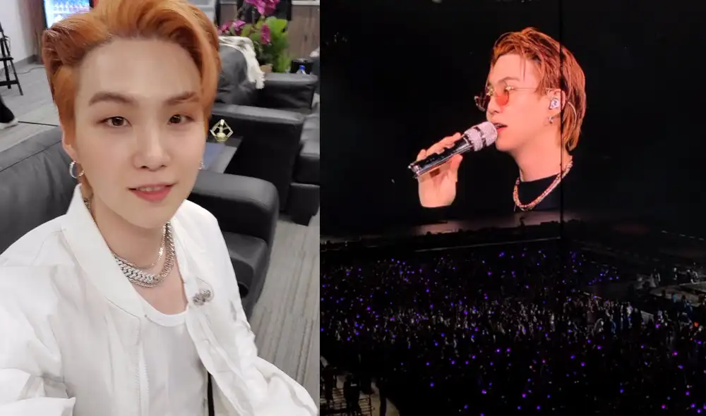 Suga de BTS compartió su experiencia en PTD on stage con ARMY. Foto: composición La República/Weverse/YouTube