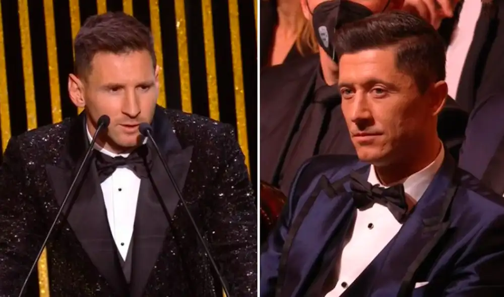 Lionel Messi superó en la votación a Robert Lewandowski. Foto: captura de ESPN Lionel Messi superó en la votación a Robert Lewandowski. Foto: captura de ESPN