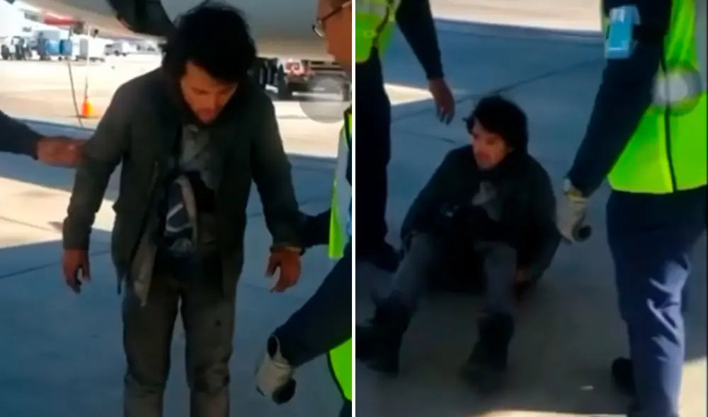 CBP advirtió que las personas asumen riesgos extremos cuando intentan esconderse en espacios reducidos como un avión. Foto y video: captura / Instagram