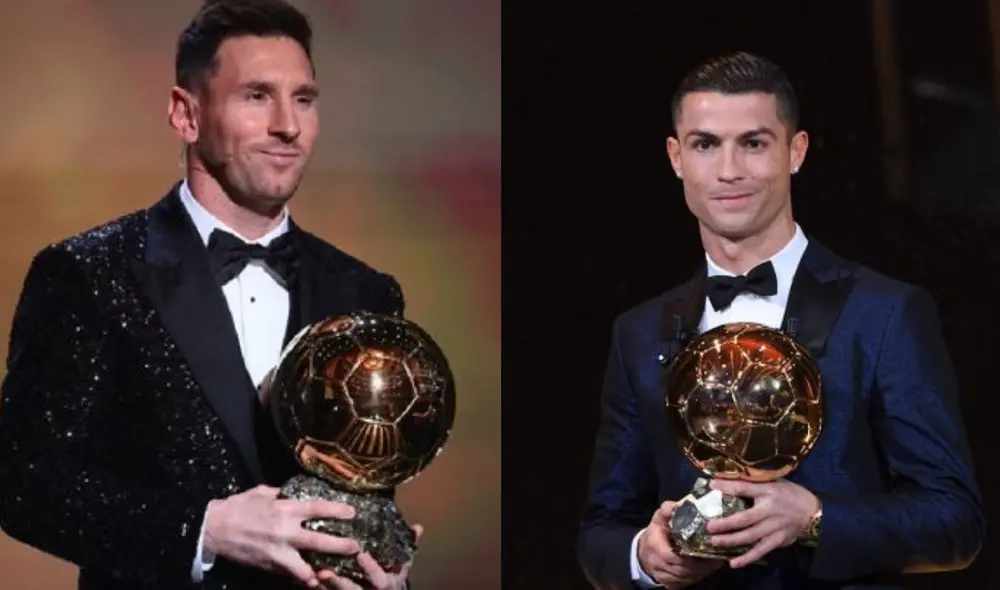 Messi logró su séptimo Balón de Oro. Foto: composición/AFP