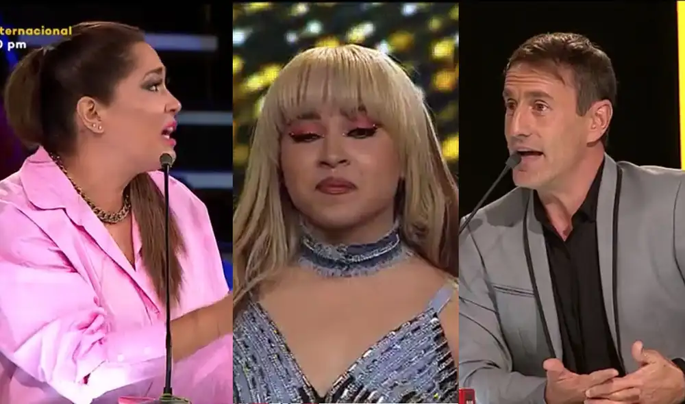 Katia Palma no estuvo de acuerdo con las criticas que le dio Mauri Stern a la imitadora de Danna Paola. Foto: Captura / Latina