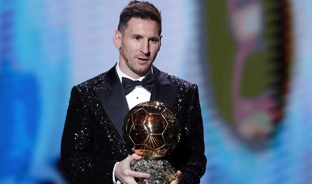 Lionel Messi ganó por séptima vez el Balón de Oro al mejor jugador del mundo. Foto: EFE Lionel Messi ganó por séptima vez el Balón de Oro al mejor jugador del mundo. Foto: EFE