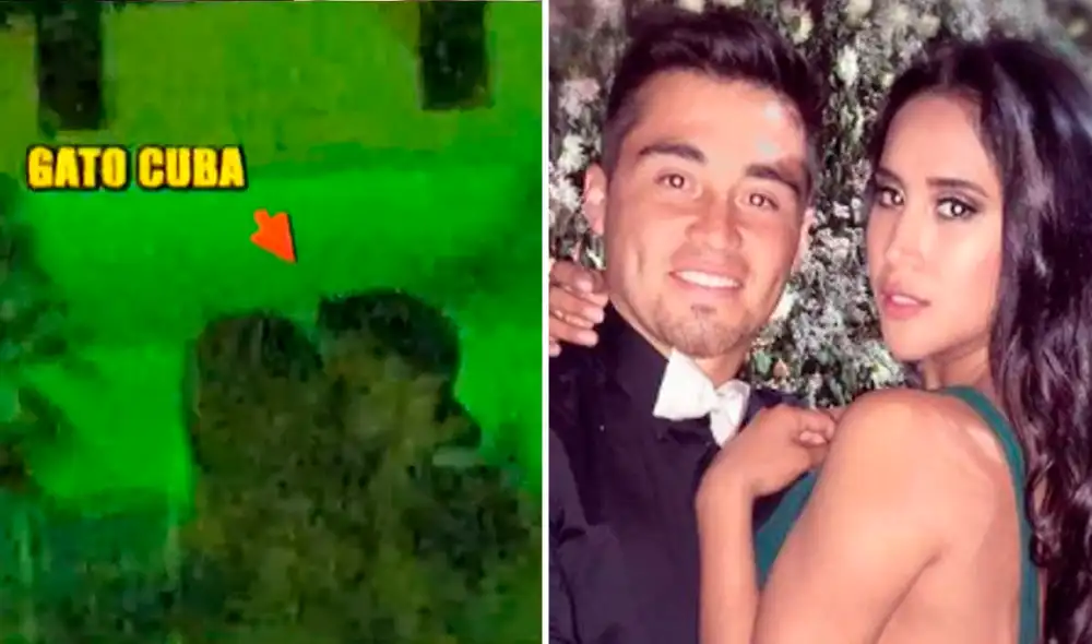 Rodrigo Cuba es captado besando a joven en departamento que compartió con Melissa Paredes. Foto: composición/ATV/Instagram