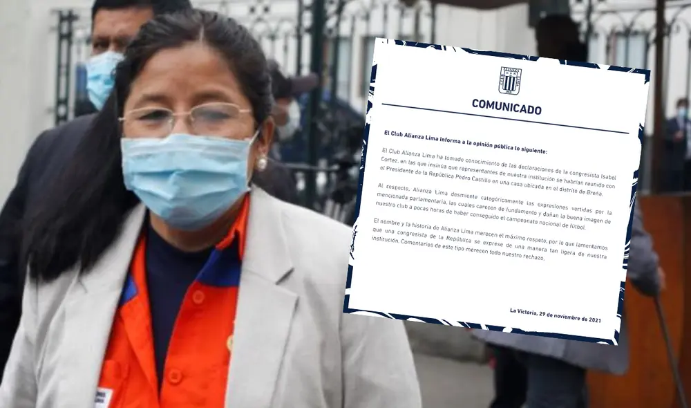 “Todavía no se sabe si son empresarios quienes han ido ahí (a Breña), de repente son los de fútbol de Alianza Lima”, sostuvo la congresista Isabel Cortez. Foto: composición LR