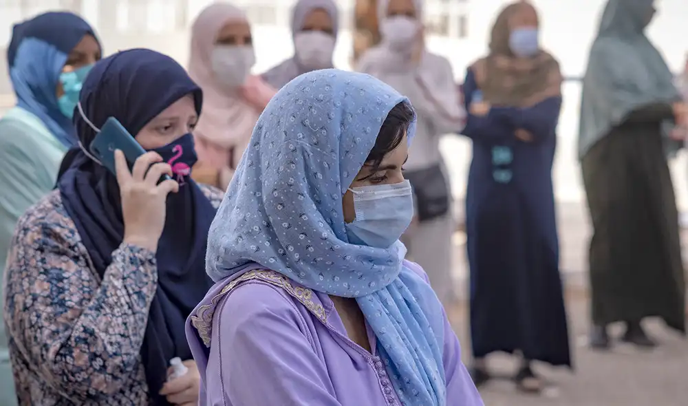 La actividad turística en Marruecos cayó 79% respecto a 2019. Foto: AFP