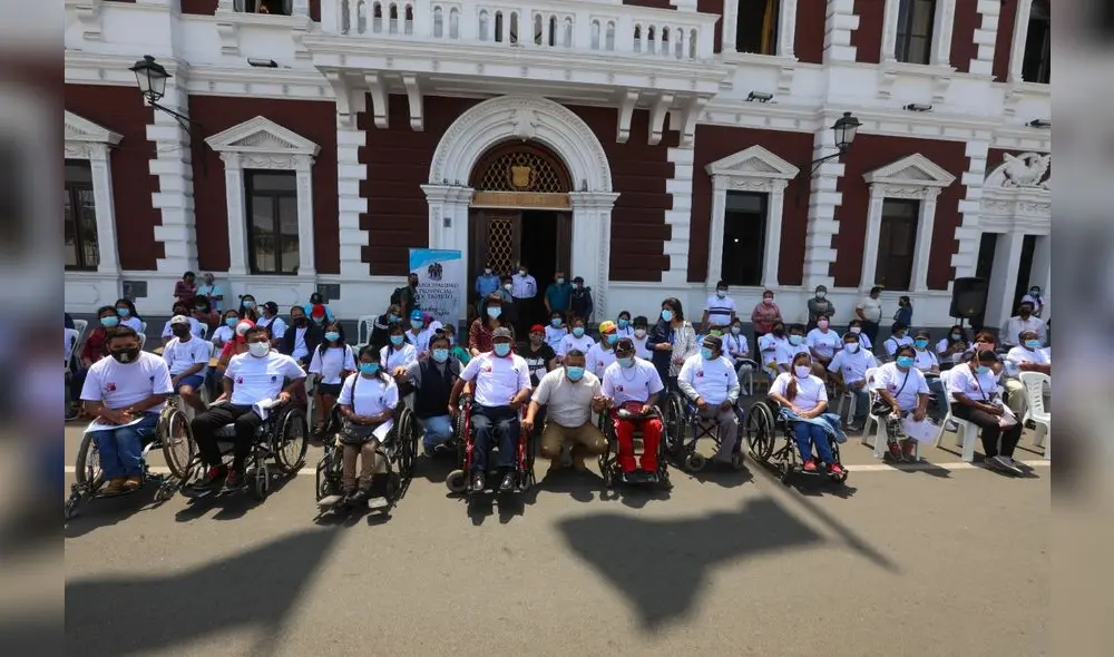 Beneficiados ayudarán a ampliar padrón de personas con discapacidad. Foto: MPT