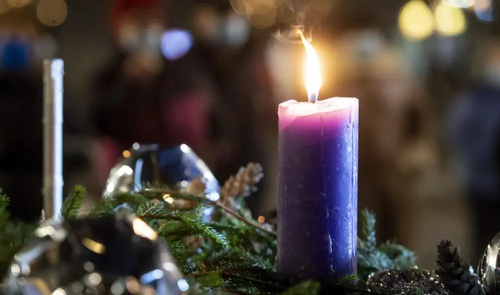 El adviento dura cuatro semanas y se celebra cuatro domingos antes de Navidad. Foto: EFE