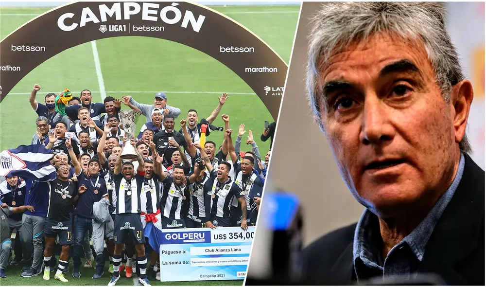 Juan Carlos Oblitas dirigió a Sporting Cristal en cuatro oportunidades. Foto: composición/ Liga de Fútbol Profesional LFP/ Andina