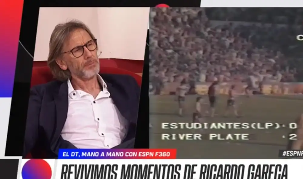 Ricardo Gareca tuvo un paso por Boca Juniors y River Plate durante su etapa como futbolista. Foto: captura ESPN Ricardo Gareca tuvo un paso por Boca Juniors y River Plate durante su etapa como futbolista. Foto: captura ESPN