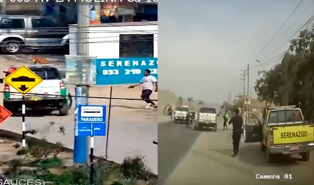 Sujeto disparó en el muslo al sereno a quien obligó a conducir el vehículo. Foto: Municipalidad de La Molina