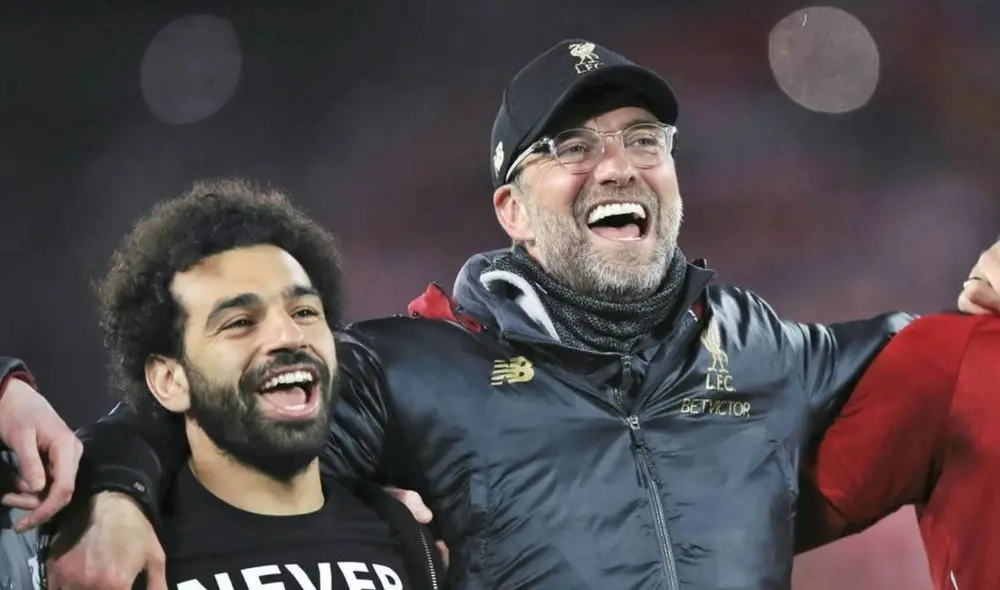 Jürgen Klopp y Mohamed Salah ganaron la Champions League del 2019 con el Liverpool. Foto: Liverpool. Jürgen Klopp y Mohamed Salah ganaron la Champions League del 2019 con el Liverpool. Foto: Liverpool.