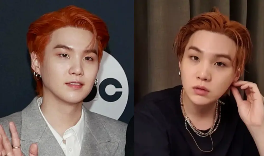 Suga de BTS estrenó nuevo color de cabello y reveló el verdadero motivo por el que decidió realizar el cambio. Foto: composición La República/AMAS/VLive Suga de BTS estrenó nuevo color de cabello y reveló el verdadero motivo por el que decidió realizar el cambio. Foto: composición La República/AMAS/VLive