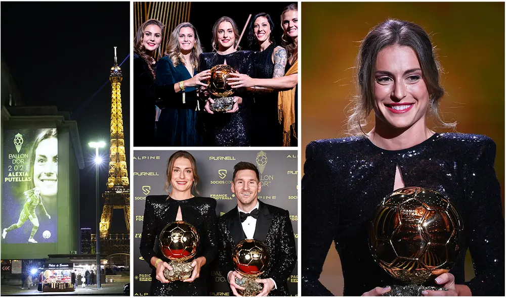 Alexia Putellas la nueva reina del fútbol femenino. Foto: composición/ FC Barcelona Femení/ Ballon d'Or Alexia Putellas la nueva reina del fútbol femenino. Foto: composición/ FC Barcelona Femení/ Ballon d'Or