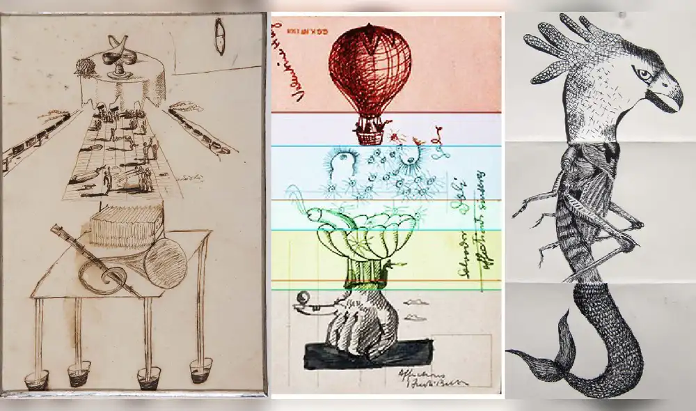 El surrealismo buscaba explorar todas las formas posibles de creatividad, especialmente aquellas que exploraban el inconsciente. Foto: Cadáveres  exquisitos/Composición/Museo Reina Sofía