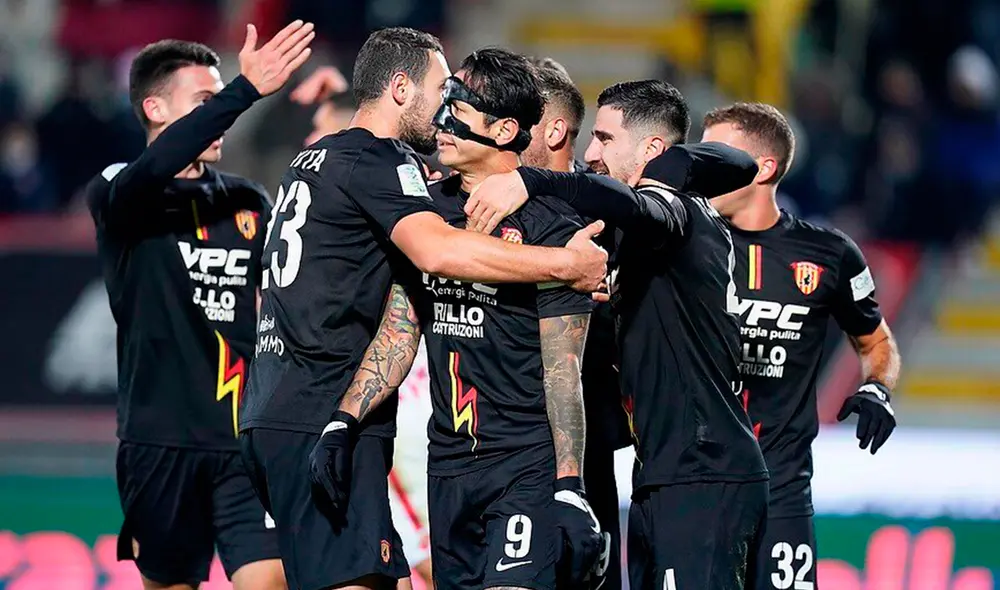 Gianluca Lapadula contribuyó en la victoria del Benevento ante Vicenza por la Serie B. Foto: AFP Gianluca Lapadula contribuyó en la victoria del Benevento ante Vicenza por la Serie B. Foto: AFP