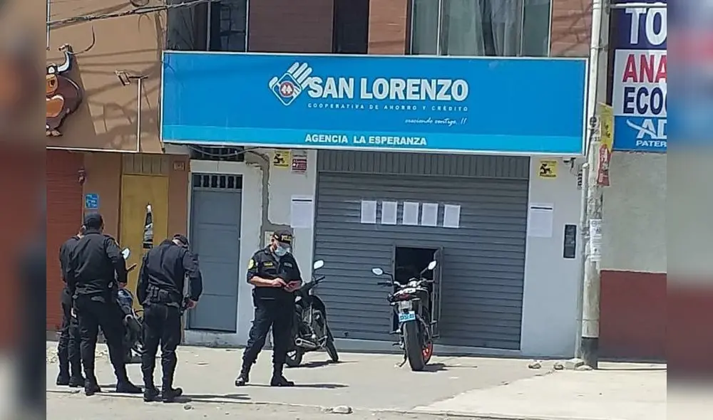 Locales de cooperativa amanecieron cerrados. Foto: difusión