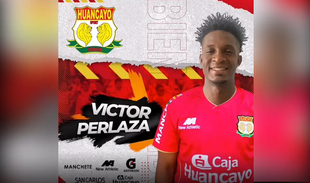Víctor Perlaza anotó 11 goles la temporada pasada. Foto: Sport Huancayo Víctor Perlaza anotó 11 goles la temporada pasada. Foto: Sport Huancayo