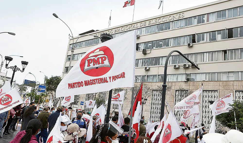 Iniciativa. Dirigentes del Partido Magisterial y Popular dicen que harán lo posible para convertirse en una alternativa de gobierno en las próximas elecciones. Foto: Marco Cotrina/ La República