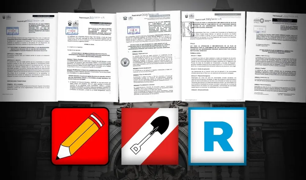 Sunedu considera que hay intereses en el Congreso por afectar la reforma universitaria. Foto: composición La República