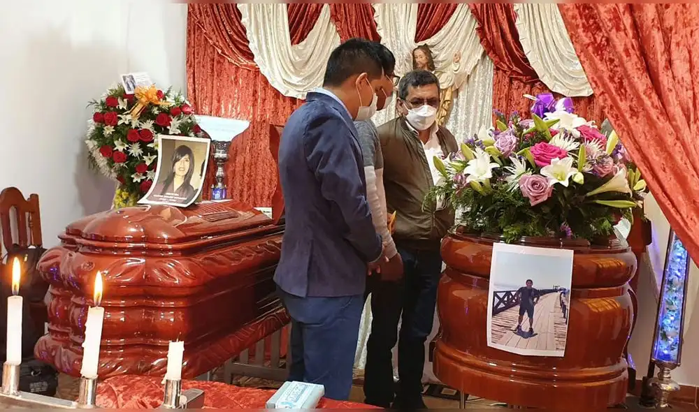 Restos eran velados en el Colegio Médico de Chachapoyas. Foto: Minsa Restos eran velados en el Colegio Médico de Chachapoyas. Foto: Minsa