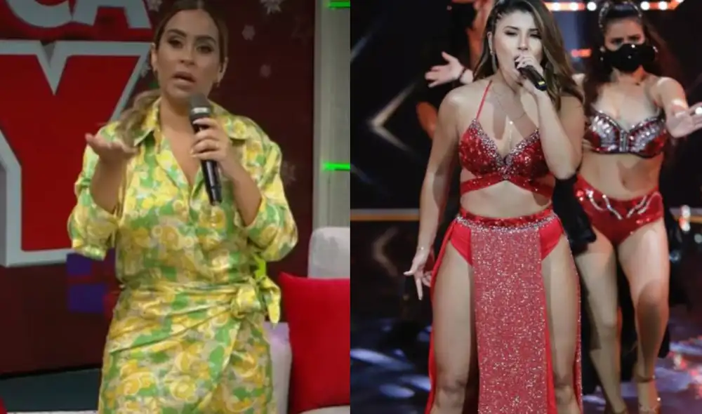 Yahaira Plasencia podría dejar la competencia en la  próxima edición de El artista del año. Foto: composición captura/América TV, El artista del año/Instagram
