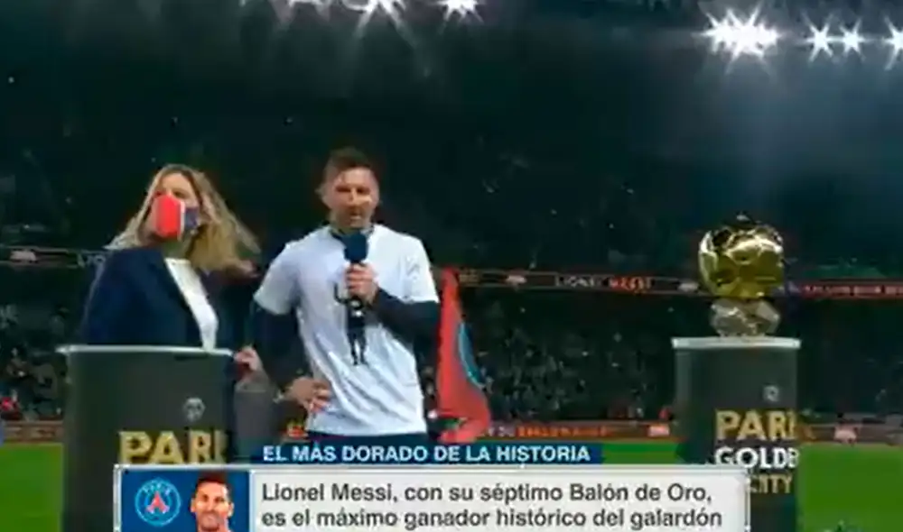 Lionel Messi llegó esta temporada al PSG luego de hacer casi toda su carrera en el FC Barcelona. Foto: captura de ESPN