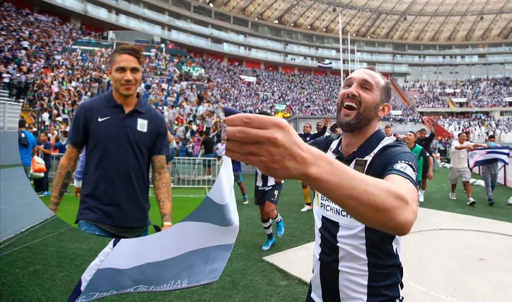 Hernán Barcos consiguió su primer título con Alianza Lima. Foto: composición
