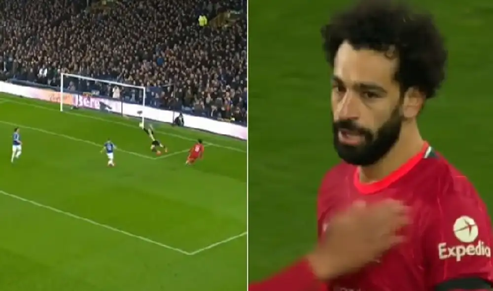Salah anotó el 2-0 de Liverpool. Foto: Captura ESPN Salah anotó el 2-0 de Liverpool. Foto: Captura ESPN