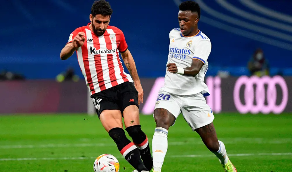 Real Madrid derrota a su similar del Athletic Bilbao por LaLiga desde el Santiago Bernabéu. Foto: AFP Real Madrid derrota a su similar del Athletic Bilbao por LaLiga desde el Santiago Bernabéu. Foto: AFP