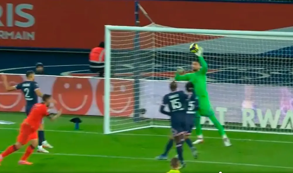 Donnarumma llegó esta temporada al PSG luego de siete años en el AC MIlan. Foto: captura ESPN