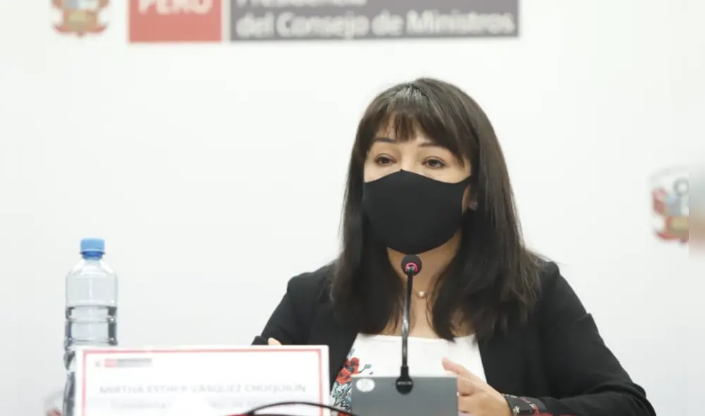 Vásquez brindó una conferencia de prensa junto a otros ministros de Estado. Foto: PCM Vásquez brindó una conferencia de prensa junto a otros ministros de Estado. Foto: PCM
