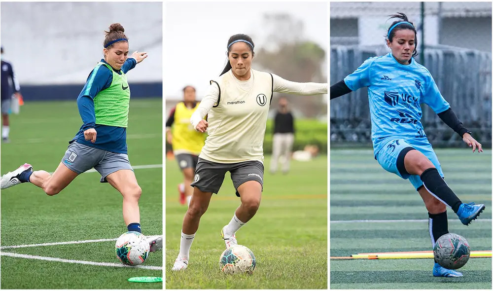 Adriana Lúcar, Xioczana Canales y María José Parró son protagonistas en sus equipos. Foto: composición/ Alianza Lima/ Universitario de Deportes/ César Vallejo