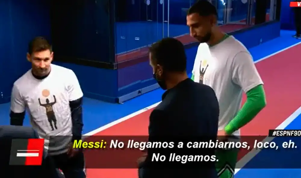 Lionel Messi jugó todo el partido en el empate del PSG 0-0 frente al Nice por la Ligue 1. Foto: captura ESPN Lionel Messi jugó todo el partido en el empate del PSG 0-0 frente al Nice por la Ligue 1. Foto: captura ESPN