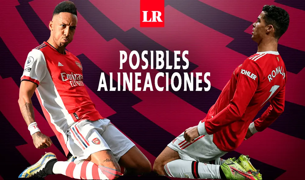 Posibles alineaciones del duelo entre Manchester United vs. Arsenal. Foto: composición Posibles alineaciones del duelo entre Manchester United vs. Arsenal. Foto: composición