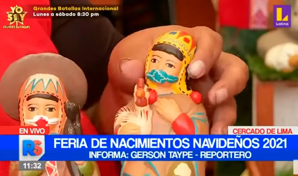 Feria de nacimientos navideños 2021. Foto: Latina.pe