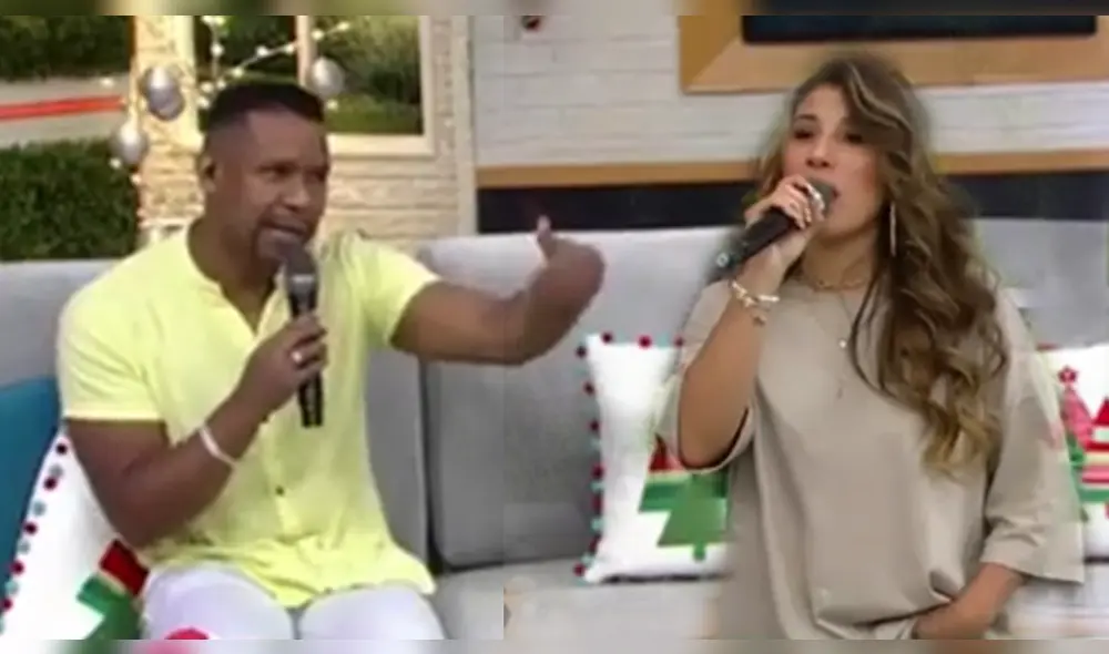 Giselo reveló sentirse amenazado por la respuesta de Yahaira Plasencia y dijo que estaba demostrando su verdadero comportamiento. Foto: composición/captura América TV Giselo reveló sentirse amenazado por la respuesta de Yahaira Plasencia y dijo que estaba demostrando su verdadero comportamiento. Foto: composición/captura América TV