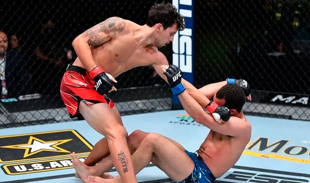 Claudio Puelles enfrentará su quinta pelea por UFC. Fuente: Instagram / Claudio Puelles