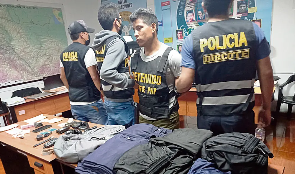 Detenido. Cristian Samaniego Herrera llegó a Lima a comprar uniformes. Foto: difusión