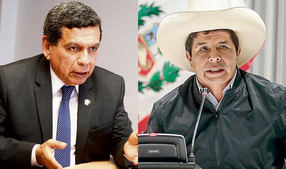 El titular de la cartera de Salud reiteró su confianza a la gestión de Pedro Castillo. Foto: Composición LR / Presidencia