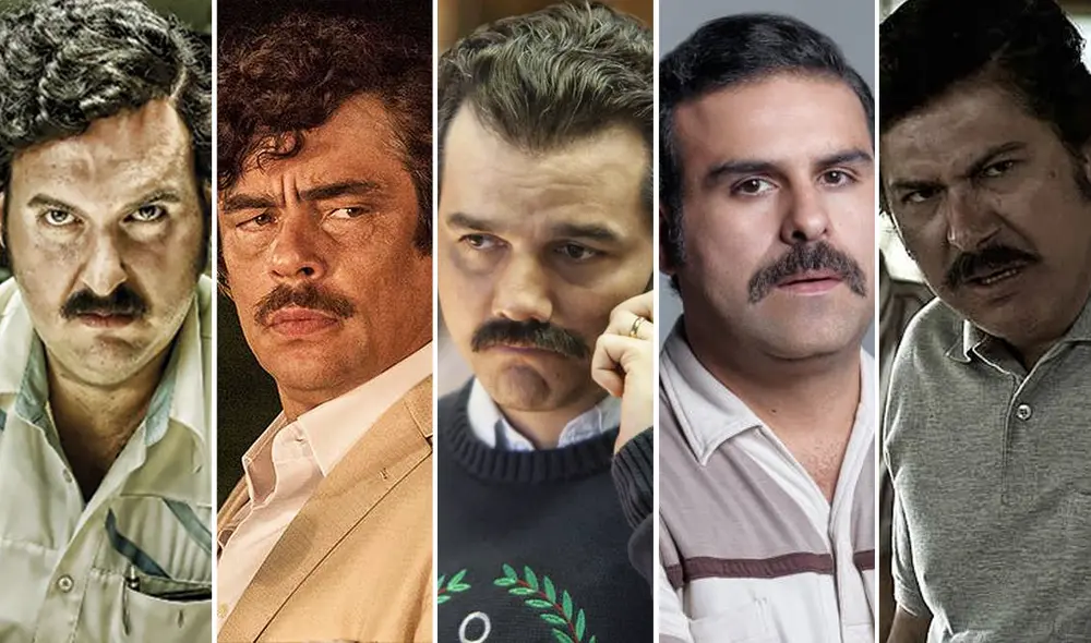 Pablo escobar ha sido interpretado por más de 20 actores. Foto: composición / LR.