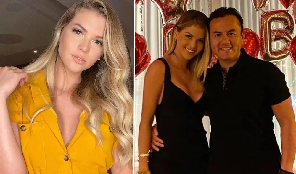 Richard Acuña le demostró su apoyo a Brunella Horna. Foto: composición/ Instagram