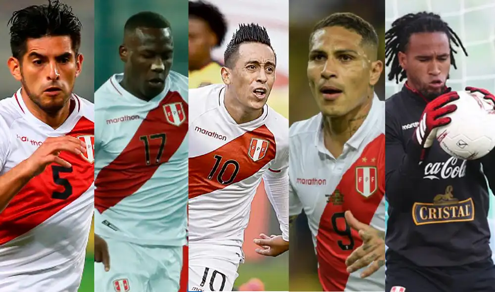 Zambrano, Advíncula, Cueva, Guerrero y Gallese son habituales convocados de la selección peruana. Composición: GLR. Zambrano, Advíncula, Cueva, Guerrero y Gallese son habituales convocados de la selección peruana. Composición: GLR.