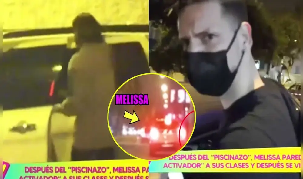 Melissa Paredes y Anthony Aranda tuvieron un encuentro. Foto: capturas Amor y fuego